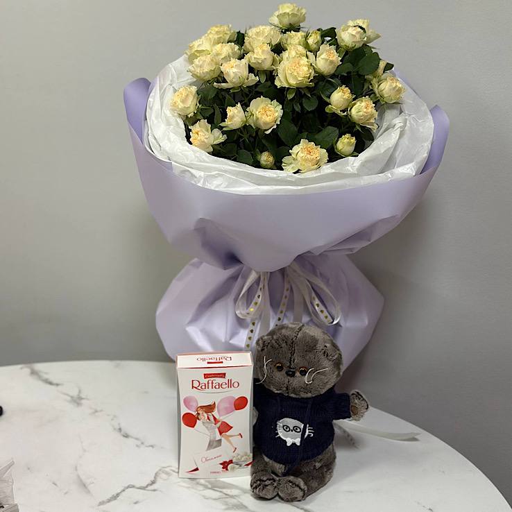 котик в черной кофточке